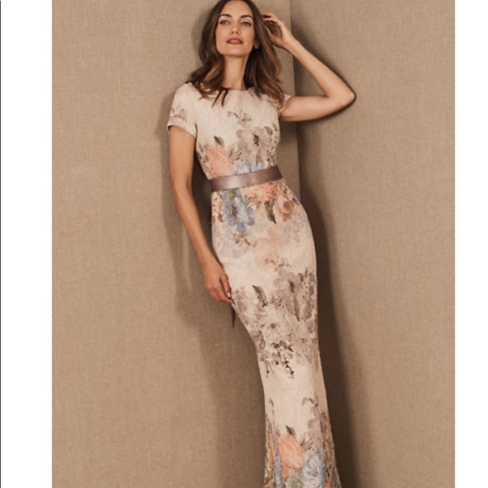 BHLDN Adrianna Papell Column Gown
